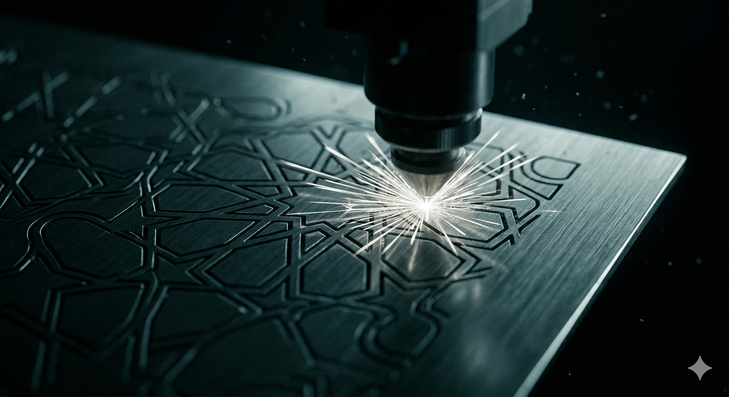 حفر بالليزر على الفولاذ